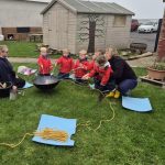 ELC Children and fire pit