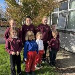 Outdoor Steering Group, led by Mrs. Martin and Natalie and Joanne from ELC