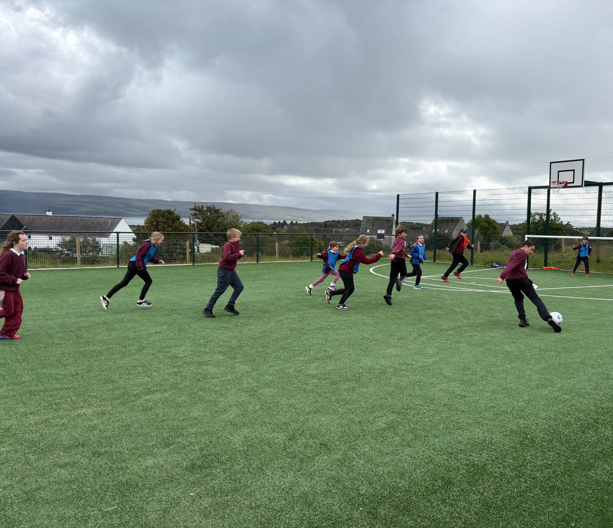 Drumlemble Teams at Gigha Football Tournament